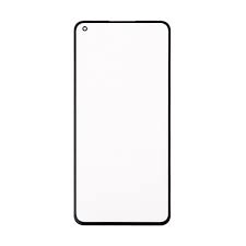 Стекло для переклейки Xiaomi Mi 11 Lite  в сборе с OCA пленкой Черный – OR (Mitsubishi)