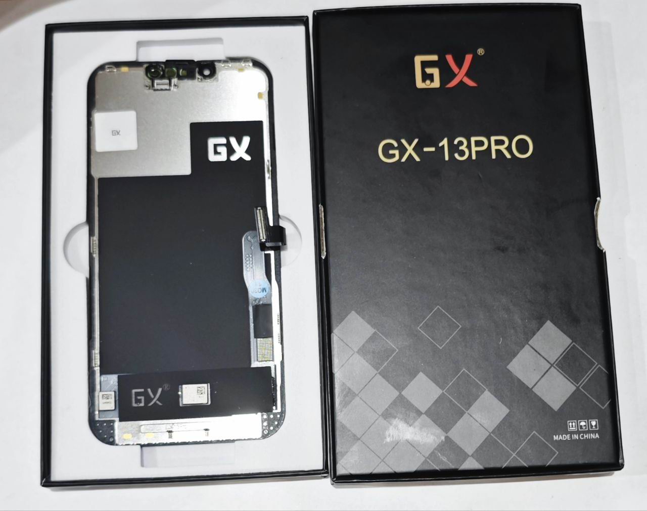 Дисплей для iPhone 13 Pro (A2640) в сборе с тачскрином Черный HARD OLED GX