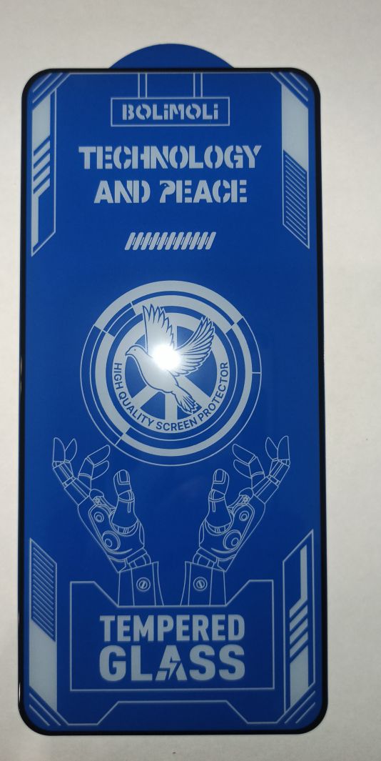 Защитное стекло “Полное покрытие” для Infinix Hot 40i /Tecno Spark 20 / 20C Infinix Smart 8 Plus Tecno Pop 8 на Spark Go 2024 Черный