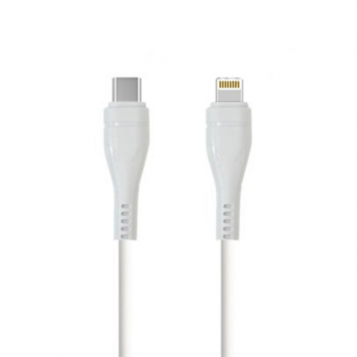 Кабель 8 pin – Type-C Earldom EC-165C, 1.0м, PD 20Вт, цвет: белый