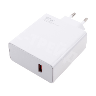 Блок питания сетевой для Xiaomi USB Turbo Charger (120W, QC3.0) (тех.упак.) Белый