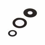 Стекло камеры для Realme 9 Pro (RMX3472) (комплект 3 шт.) Черный