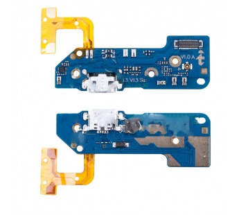 Шлейф для Itel A49 плата на системный разъем/микрофон