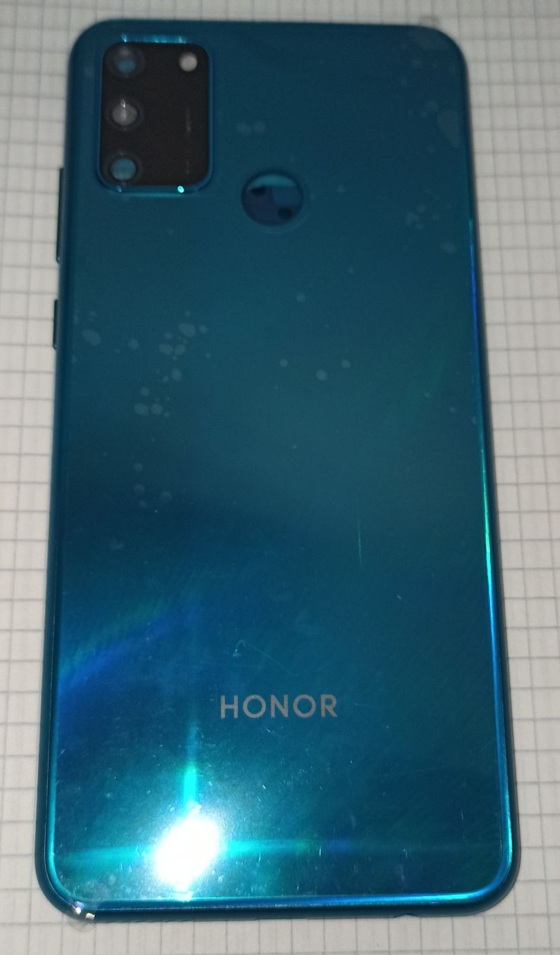 Задняя крышка для Huawei Honor 9A Зеленый (со стеклом камеры)