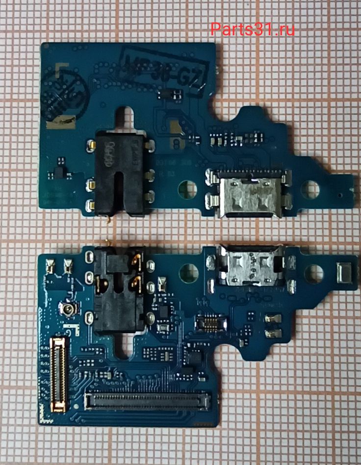 Шлейф для Samsung A515F (A51) плата системный разъем/разъем гарнитуры/микрофон