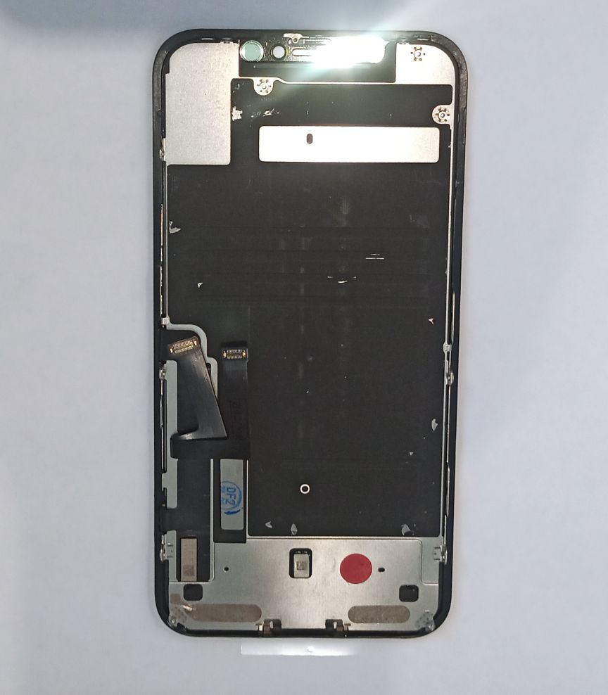 Дисплей для iPhone 11 Черный OR модуль в рамке в сборе с тачскрином с задней металической рамкой