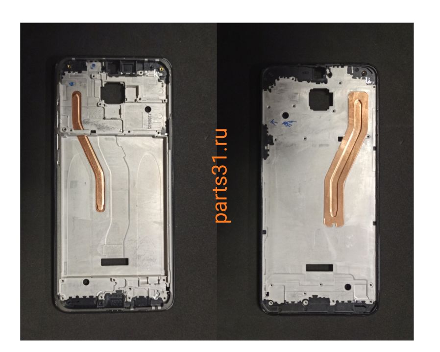 Рамка дисплея для Xiaomi Redmi Note 8 Pro Черная
