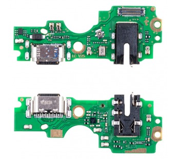 Шлейф для Infinix Hot 20 4G (X6826B) плата на системный разъем/разъем гарнитуры/микрофон