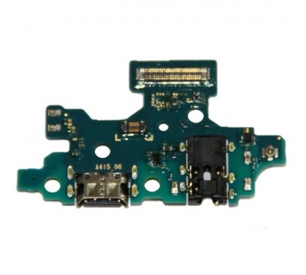 Шлейф для Samsung A415F (A41) плата системный разъем/разъем гарнитуры/микрофон