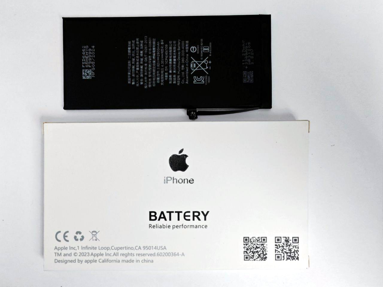 Аккумулятор для iPhone 7 Plus – Original ( бел.коробка с яблочком+ скотч АКБ )(отображает % ёмкости в настройках iPhone)