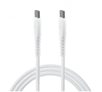 Кабель Type-C – Type-C (PD) для iPhone 15/15 Plus/15 Pro/15 Pro Max (оплетка нейлон, тех.упак.) Белый – OR