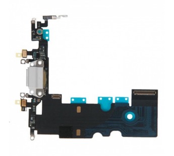 Шлейф для iPhone 8/ iPhone SE (2020)/ iPhone SE (2022) на системный разъем/микрофон Белый