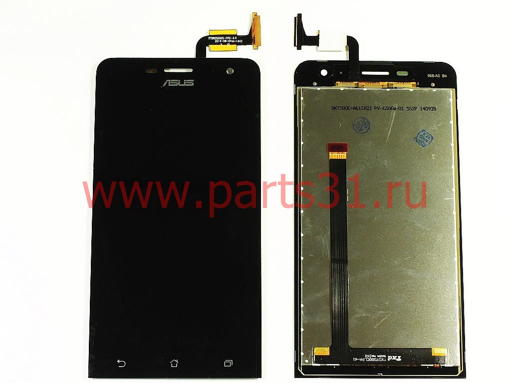 Дисплей Asus A502CG ZenFone 5 Lite в сборе с тачскрином Черный