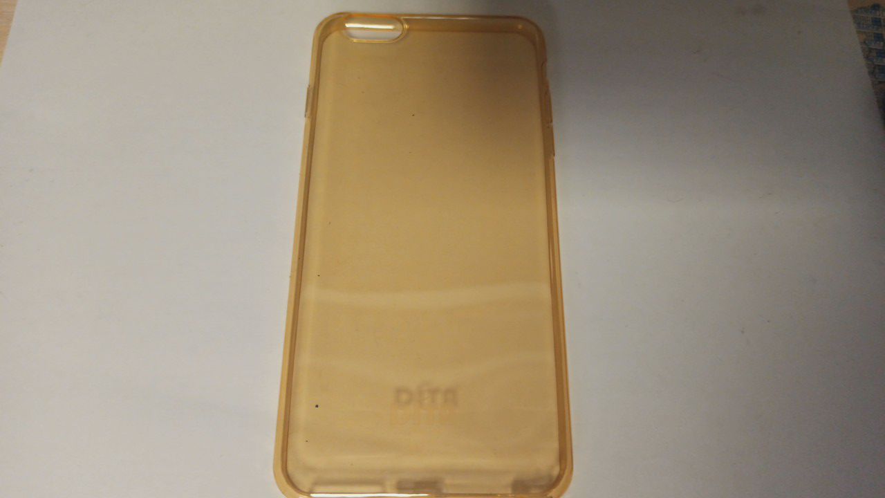 Чехол задняя накладка iPhone 6 plus /6S plus  золотой, в блистере