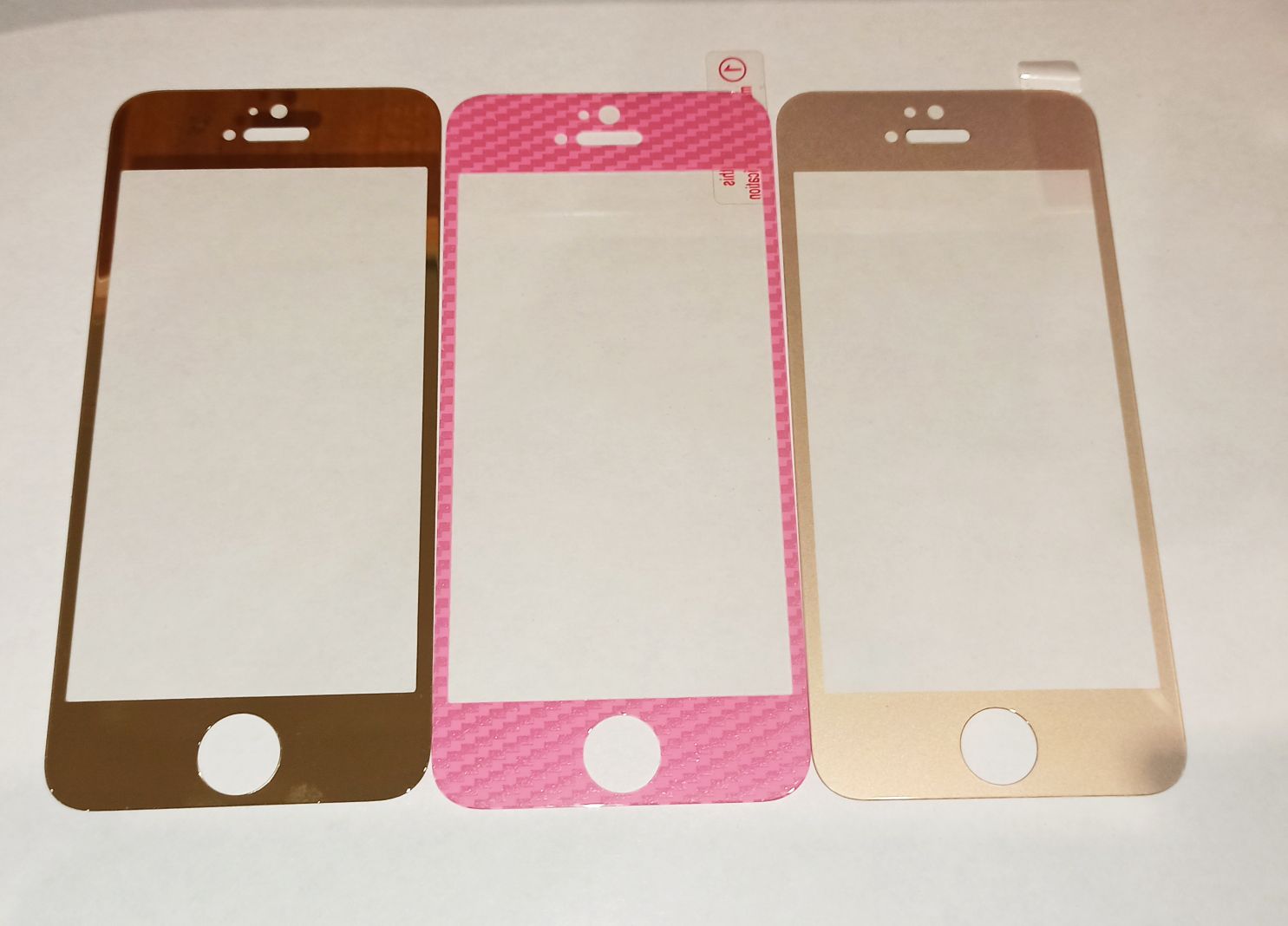 Защитное стекло для iPhone 5/5S/5C/SE цветное в ассортименте