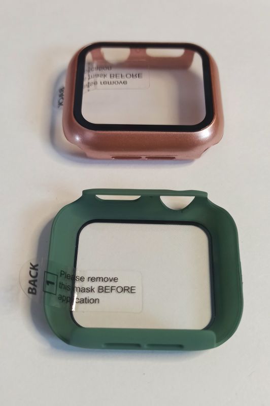 Чехол защитный для Watch 40mm SE/6/5/4 с закаленным стеклом, в ассортименте