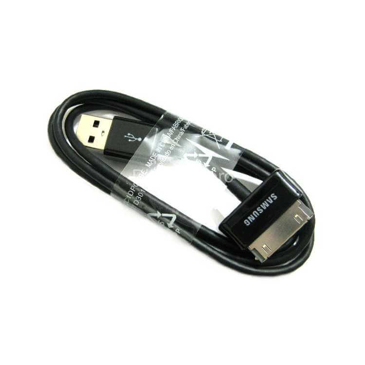 Кабель USB – для Samsung Galaxy P1000 (тех.упак.) Черный (для планшета)
