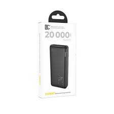 Внешний Аккумулятор (Power Bank) 20000 mAh BC 20PB87 (20W, QC3.0, PD, USB, MicroUSB, Type-C) Черный