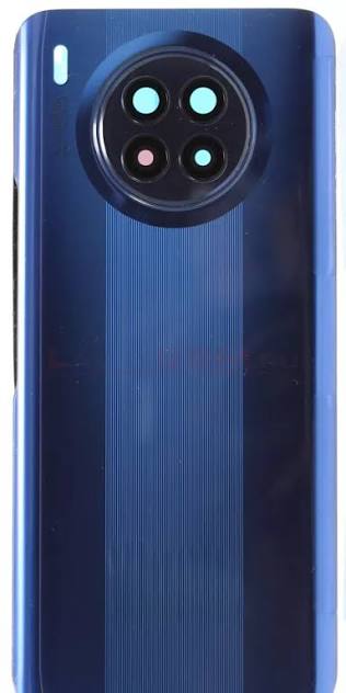 Задняя крышка для Huawei Honor 50 Lite Синий Премиум (со стеклом камеры)