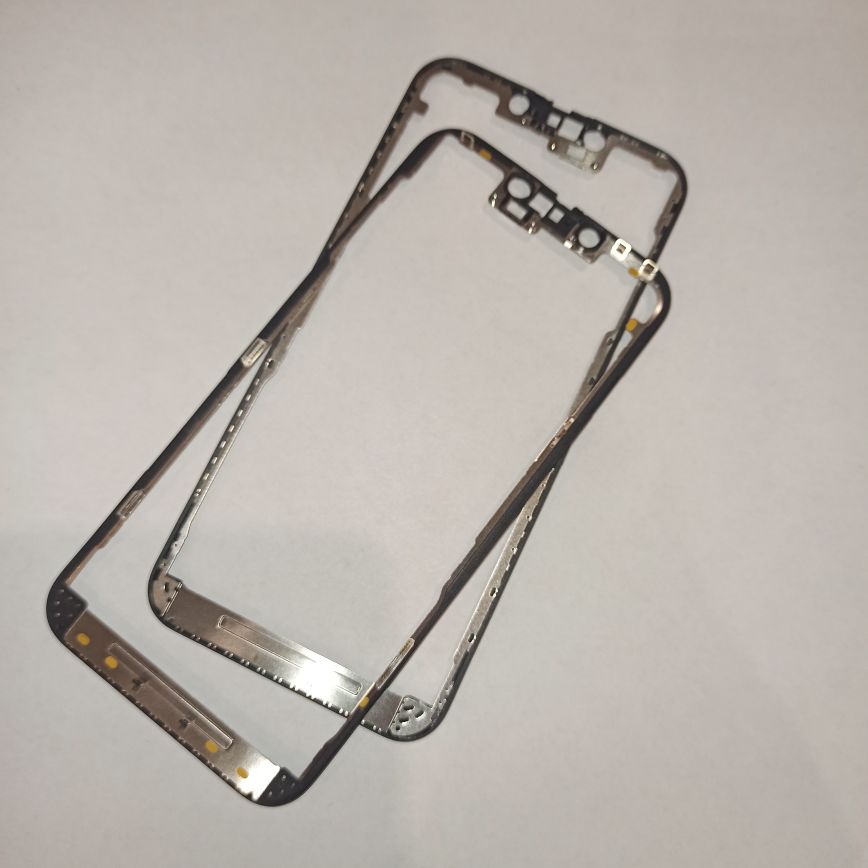Рамка для переклейки стекла с тачскрином для iPhone 13 Pro Черный