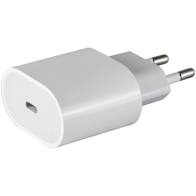 Блок питания сетевой для iPhone 1USB-C (Type-C) для iPhone (20W, PD) COPY White