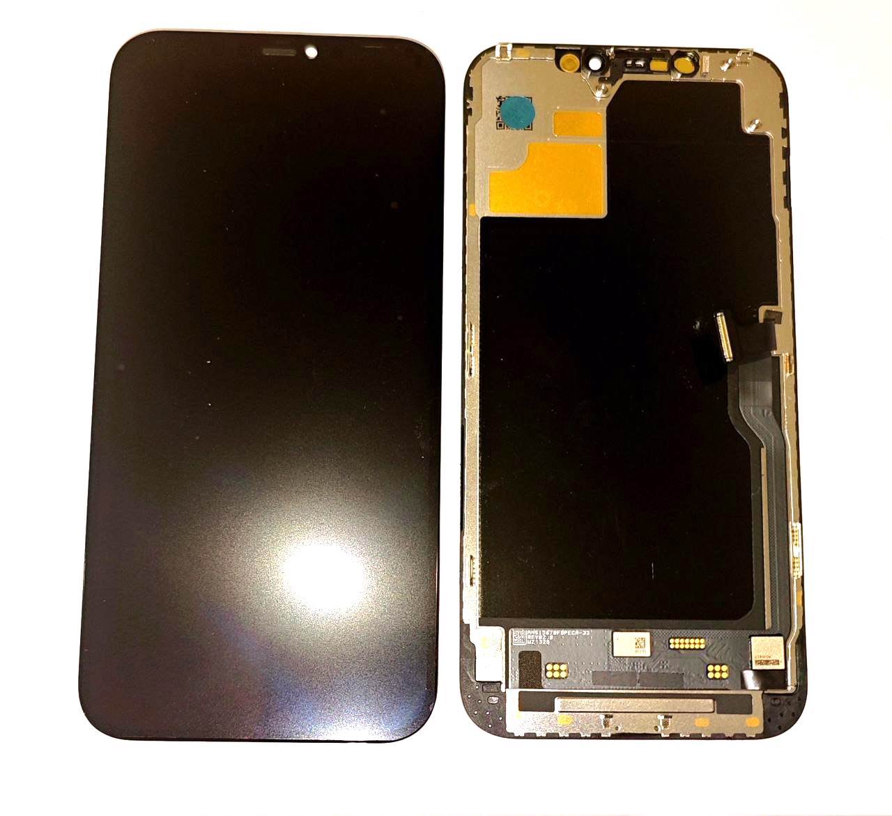 Дисплей для iPhone 12 Pro Max в сборе с тачскрином Черный (Soft OLED, Full HD) (площадка под IC)