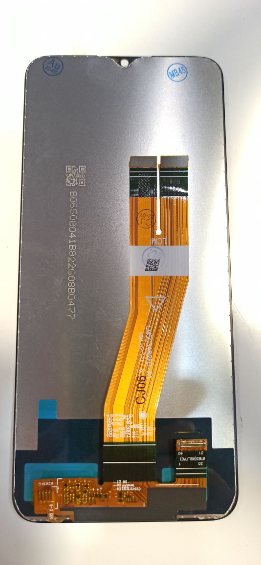 Дисплей для Samsung A037F A03s в сборе с тачскрином Черный