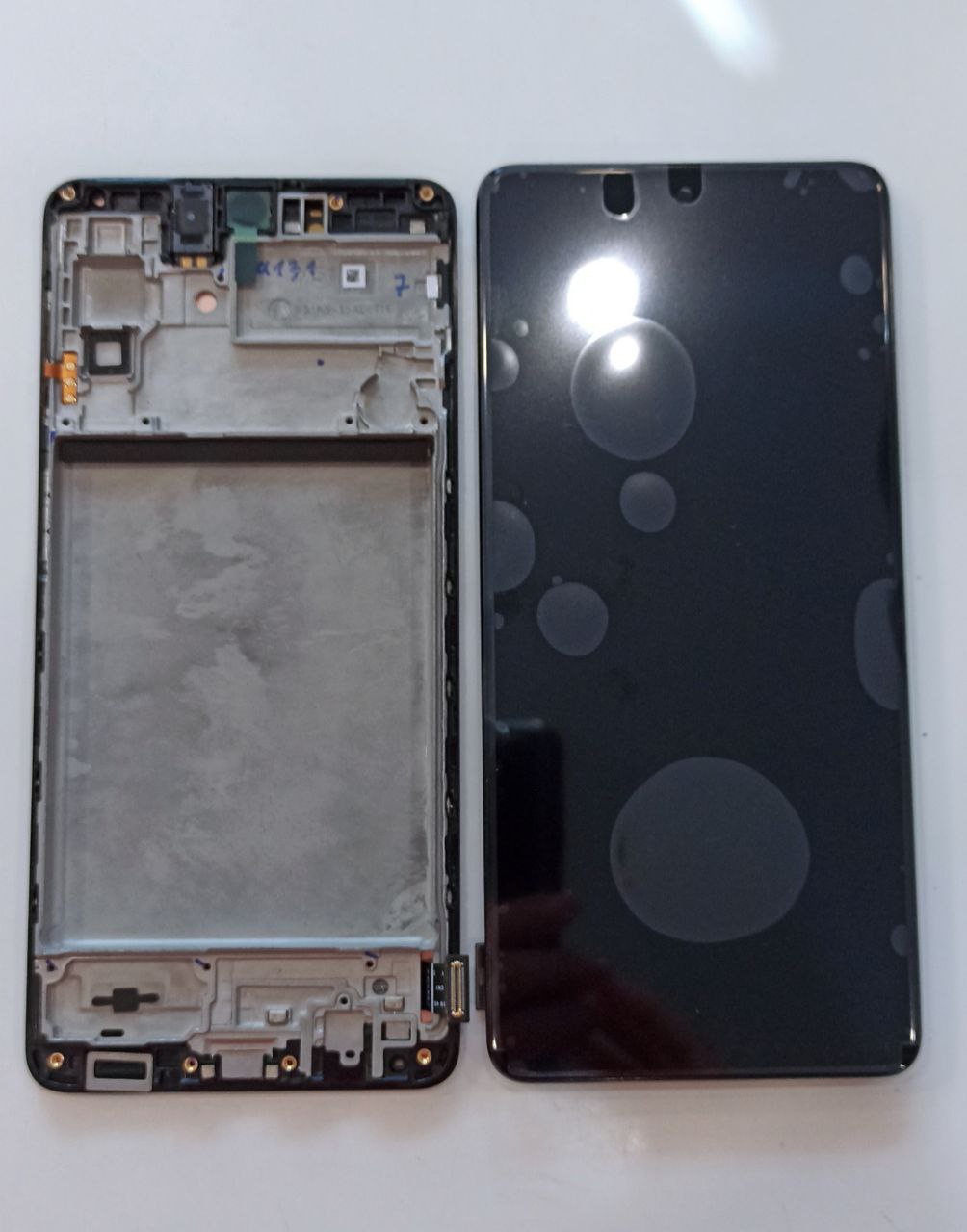 Дисплей для Samsung M515F (M51) модуль в рамке в сборе с тачскрином Черный – OR100%(SP-сервисный!)