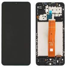 Дисплей для Samsung M127F (M12) модуль в рамке в сборе с тачскрином Черный – OR100%(SP-сервисный!)