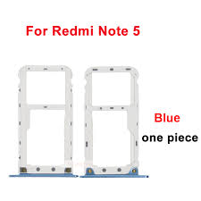 Контейнер SIM для Xiaomi Redmi Note 5/Note 5 Pro Синий