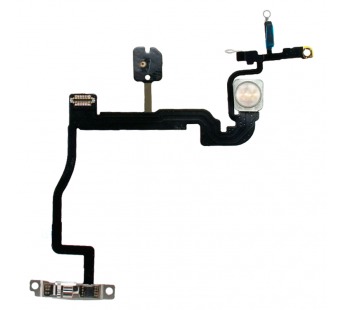 Шлейф для iPhone 11 Pro Max на кнопку включения/микрофон/вспышка