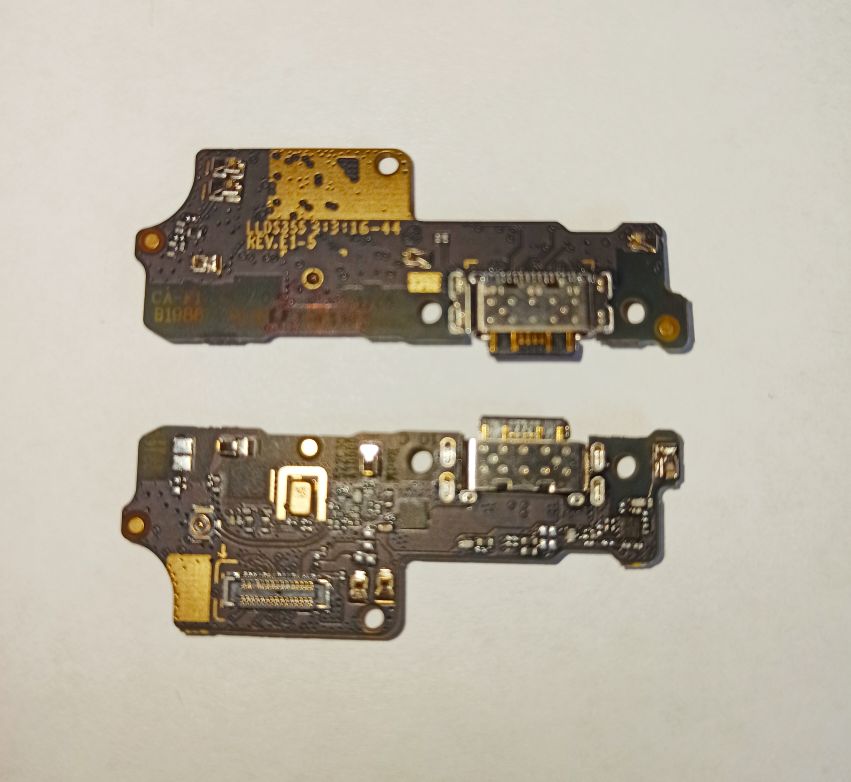 Шлейф для Xiaomi Redmi 10C / Poco C40  плата системный разъем/микрофон Премиум