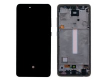 Дисплей для Samsung A525F/A526B/A528B (A52/A52 5G/A52s 5G) модуль в рамке в сборе с тачскрином Фиолетовый -(OLED) (Full Size)