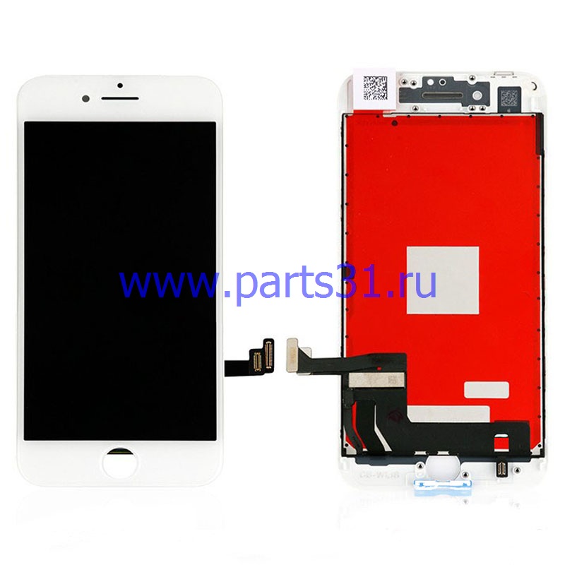 Дисплей для iPhone 7 Plus Белый (Завод Shenchao) модуль в рамке в сборе с тачскрином.