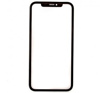 Стекло для переклейки iPhone 11 в сборе с рамкой и OCA пленкой Черный – OR (Feaglet)