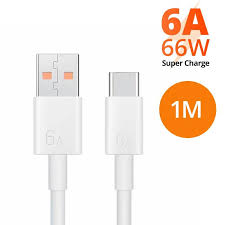 Кабель USB – Type-C для Huawei (6A, 66W, чип SuperCharger) Белый – OR