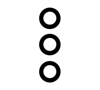 Стекло камеры для Samsung A546E (A54 5G) (комплект 3 шт.) Черный