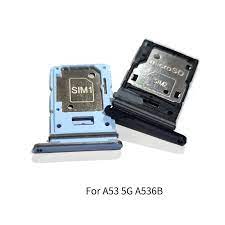 Контейнер SIM Samsung A536B (A53 5G) Черный