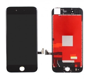 Дисплей для iPhone 7 Черный -Премиум модуль (OEM яркость+задняя метал.рамка+проклейка+глазок)