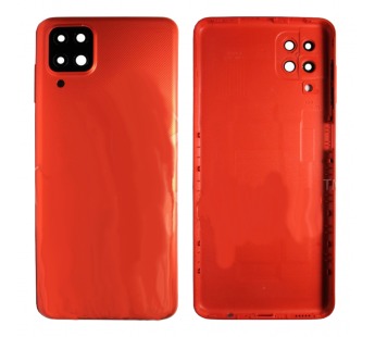Задняя крышка для Samsung A125F/A127F (A12/A12 Nacho) Красный (+ стекло камеры,вспышки.кнопки)