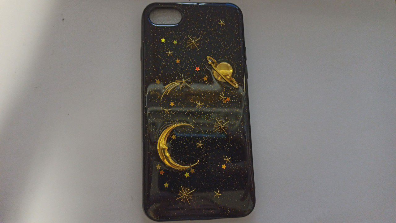Чехол задняя накладка iPhone 7/8/SE 2020 (4.7) звездное небо 3D