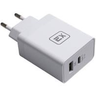 Блок питания сетевой Exployd EX-Z-439,1USB-A+1USB-C (Type-C) 4100mA белый