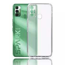 Силиконовый чехол для Tecno Spark 7  прозрачный