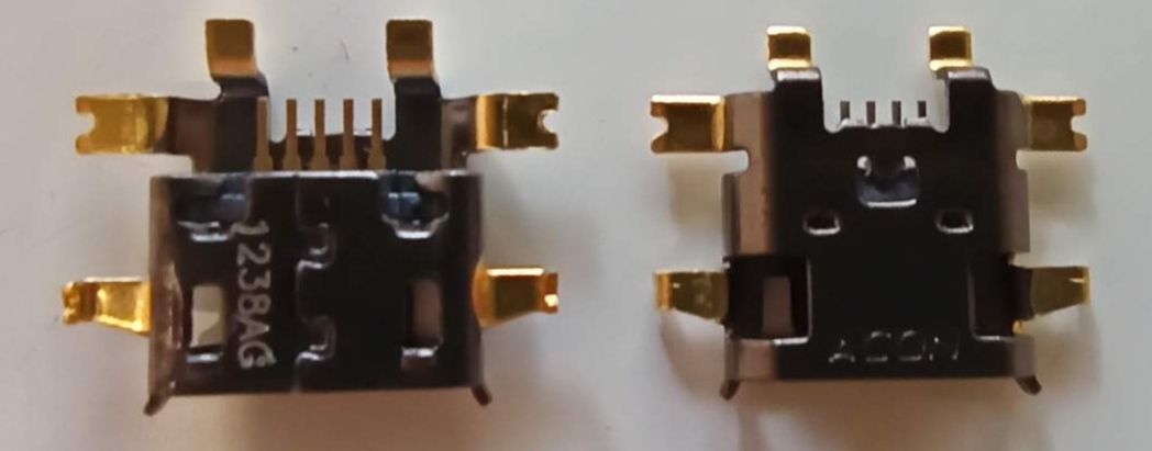 Разъем №28 Micro USB для HTC One V/Desire V/Desire X