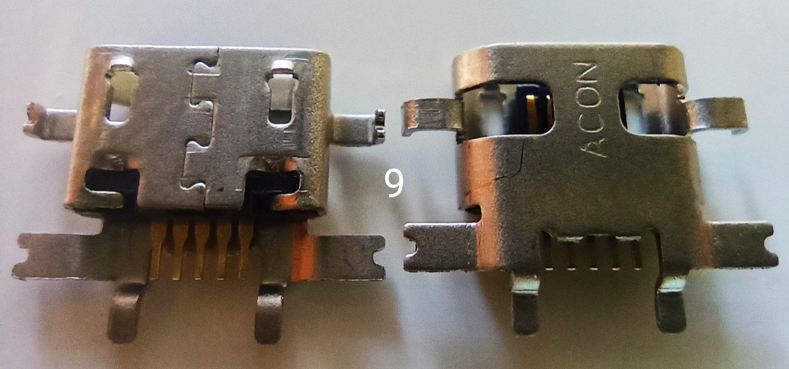 Разъем №9 Micro USB для Asus ZE550ML (ZenFone 2)