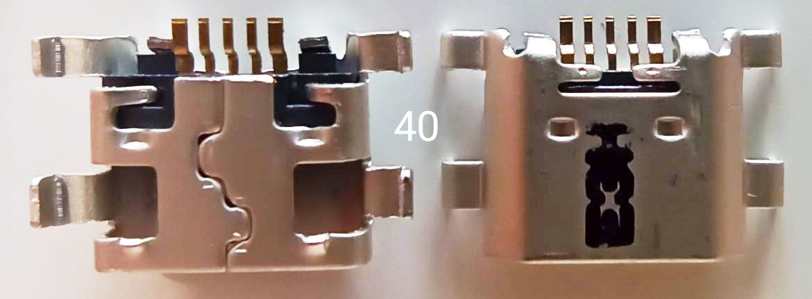 Разъем №40 Micro USB для Huawei Honor 7/Honor 8/ Honor 8 Lite /Honor 5C/Honor 6X/Honor 7X/Y7 2017