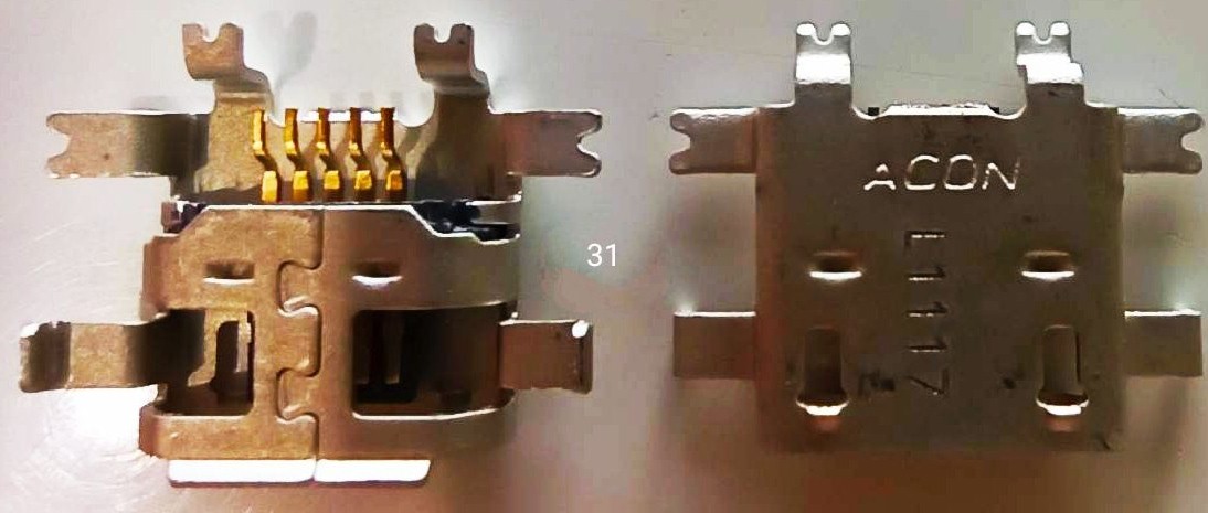 Разъем №31 Micro USB для Huawei Ascend G7