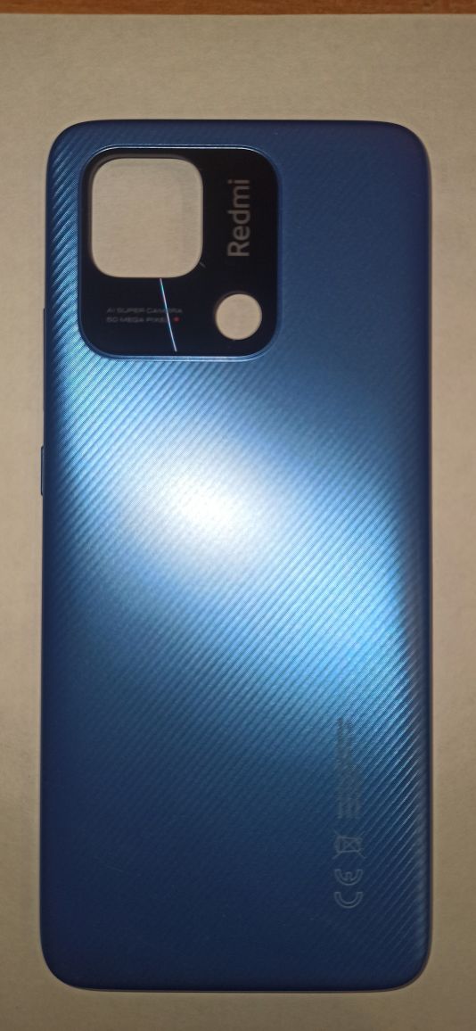 Задняя крышка для Xiaomi Redmi 10C / Poco C40 Синий