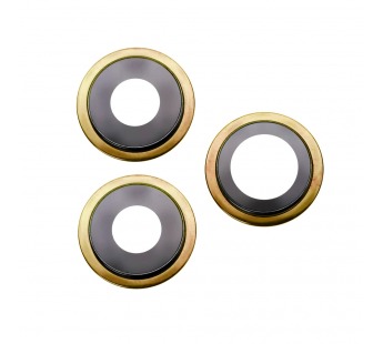 Стекло камеры для iPhone 11 Pro/11 Pro Max (комплект 3 шт.) Золото