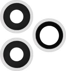 Стекло камеры для iPhone 11 Pro/11 Pro Max (комплект 3 шт.) Серебро